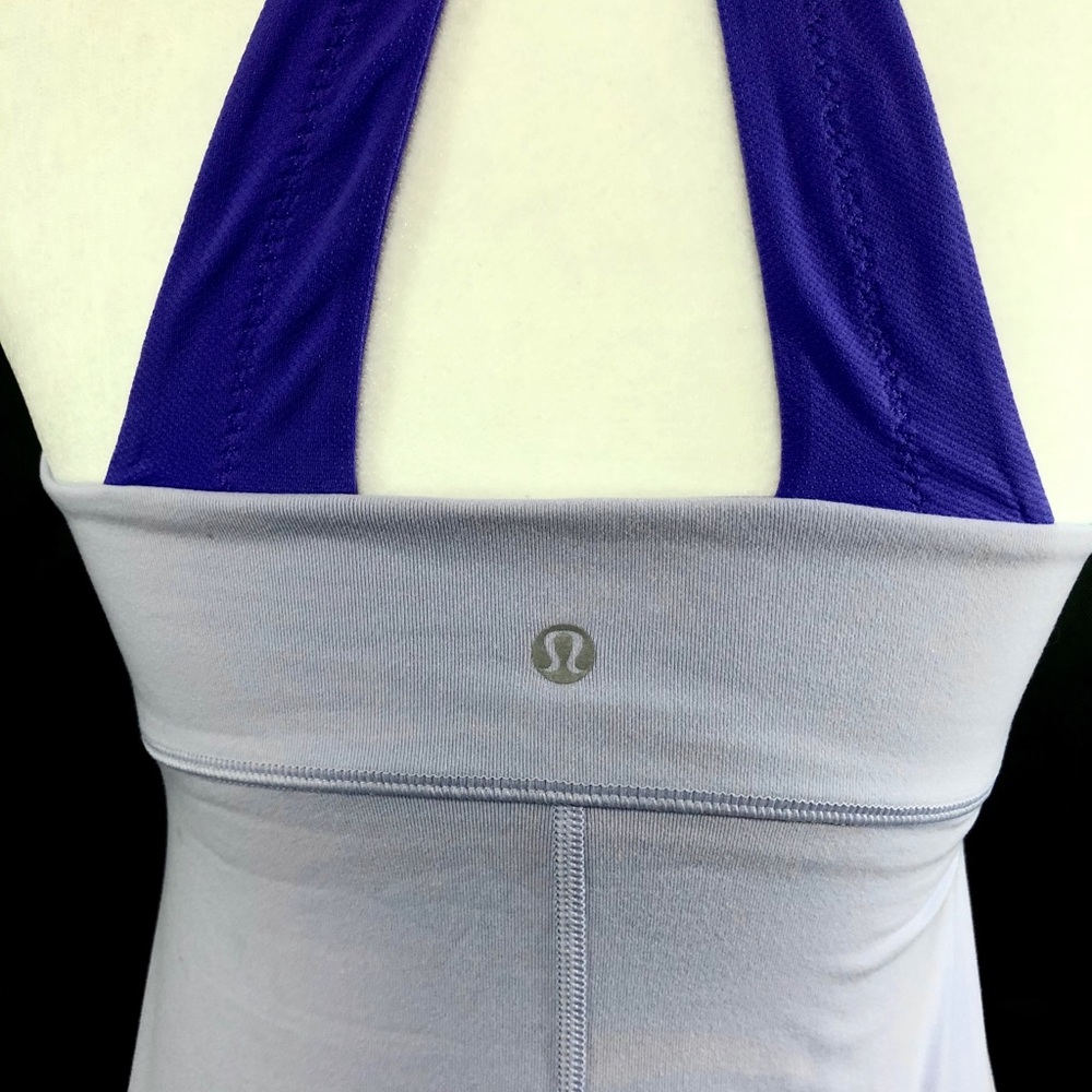 Lululemon Scoop Me Up Gym Tank Top Lavender Size 6 - Picture 8 of 8